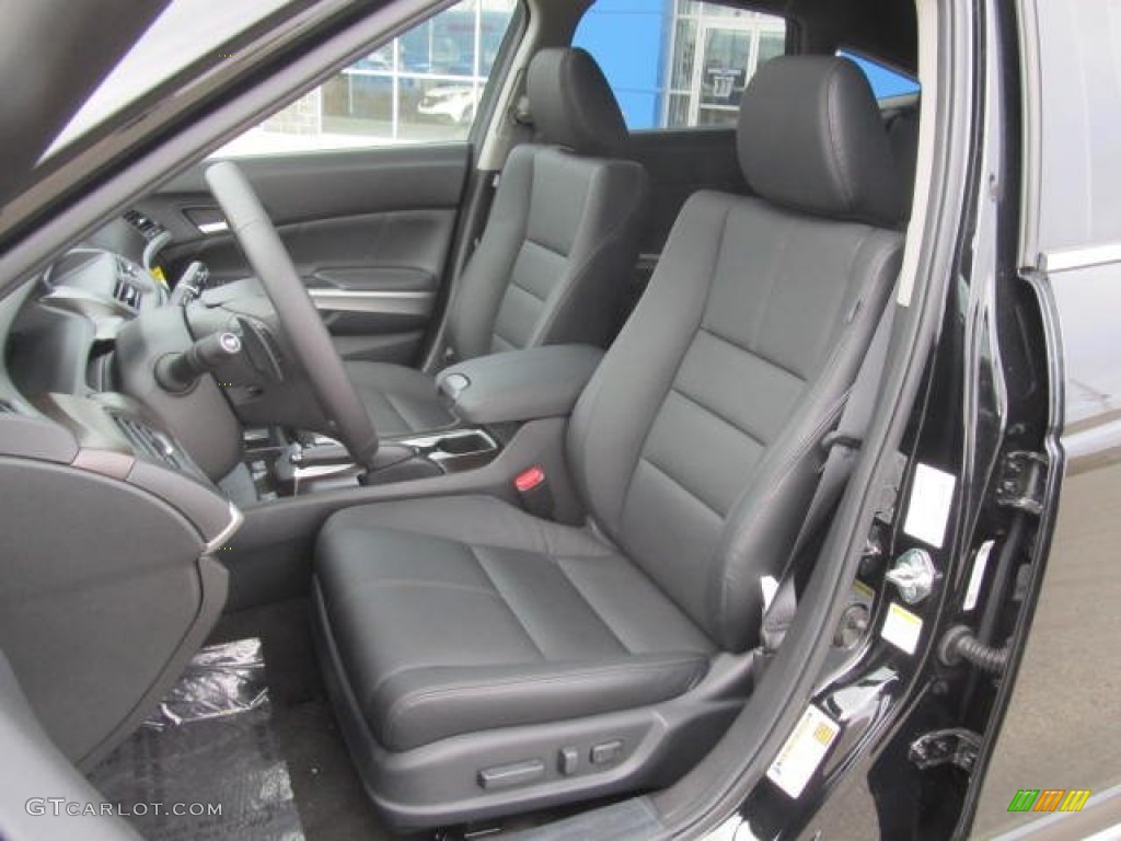 Black Interior 2013 Honda Crosstour EX-L V-6 4WD Photo #78515888