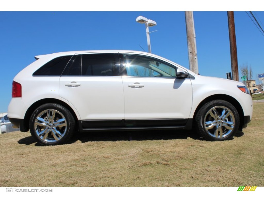 White Platinum Metallic Tri-Coat 2012 Ford Edge Limited EcoBoost Exterior Photo #78516122
