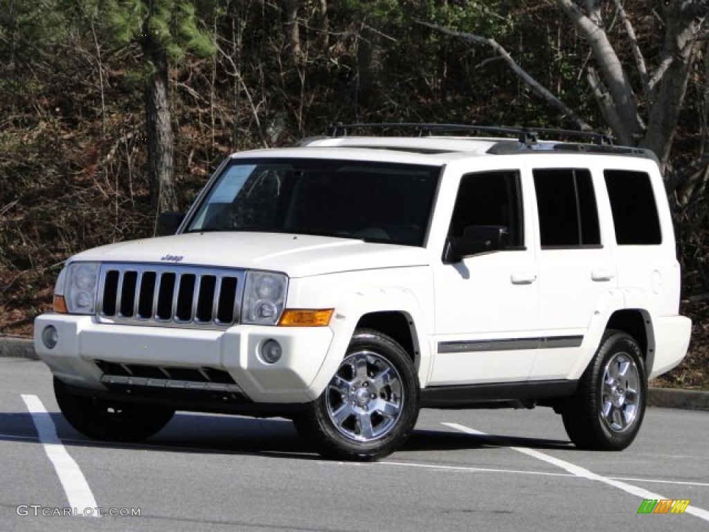 Stone White 2006 Jeep Commander Limited Exterior Photo #78516182