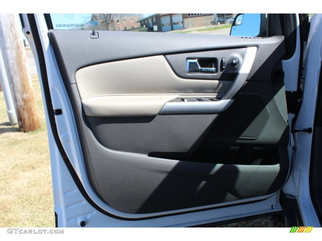 2012 Edge Limited EcoBoost - White Platinum Metallic Tri-Coat / Medium Light Stone photo #13