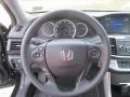 Black 2013 Honda Accord EX Sedan Steering Wheel