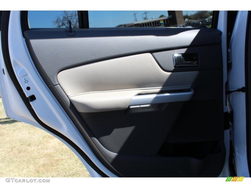 2012 Edge Limited EcoBoost - White Platinum Metallic Tri-Coat / Medium Light Stone photo #17