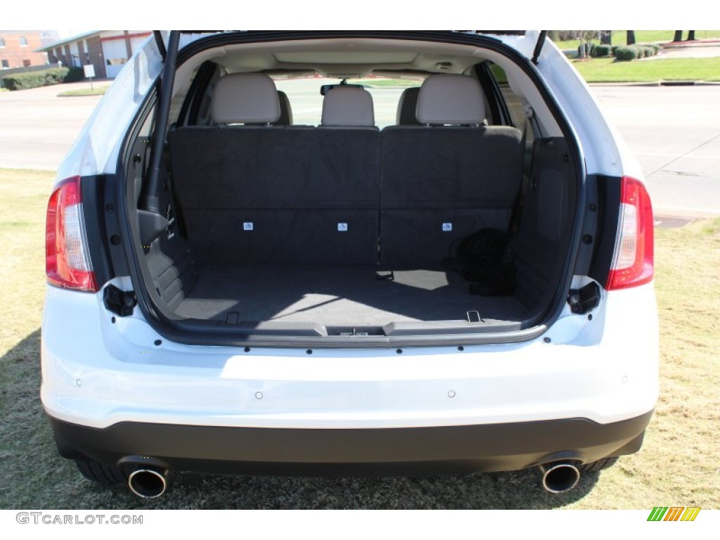 2012 Edge Limited EcoBoost - White Platinum Metallic Tri-Coat / Medium Light Stone photo #21