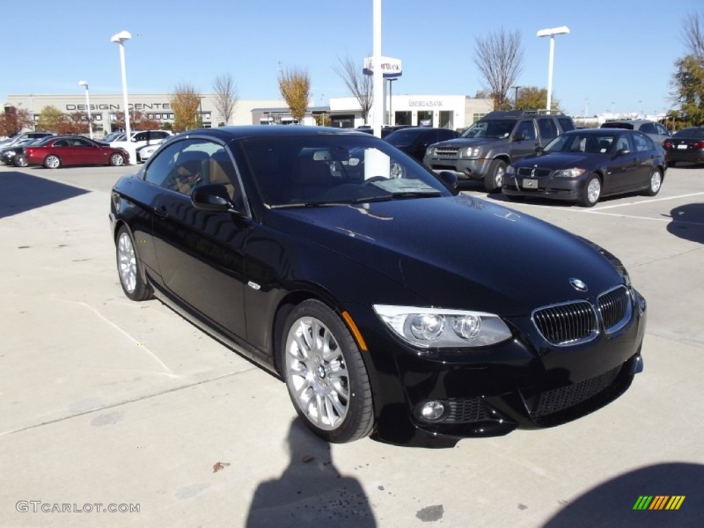 2013 3 Series 328i Convertible - Black Sapphire Metallic / Saddle Brown photo #2