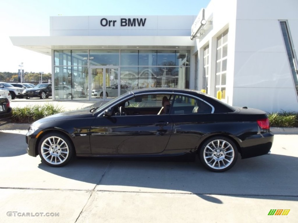 2013 3 Series 328i Convertible - Black Sapphire Metallic / Saddle Brown photo #5