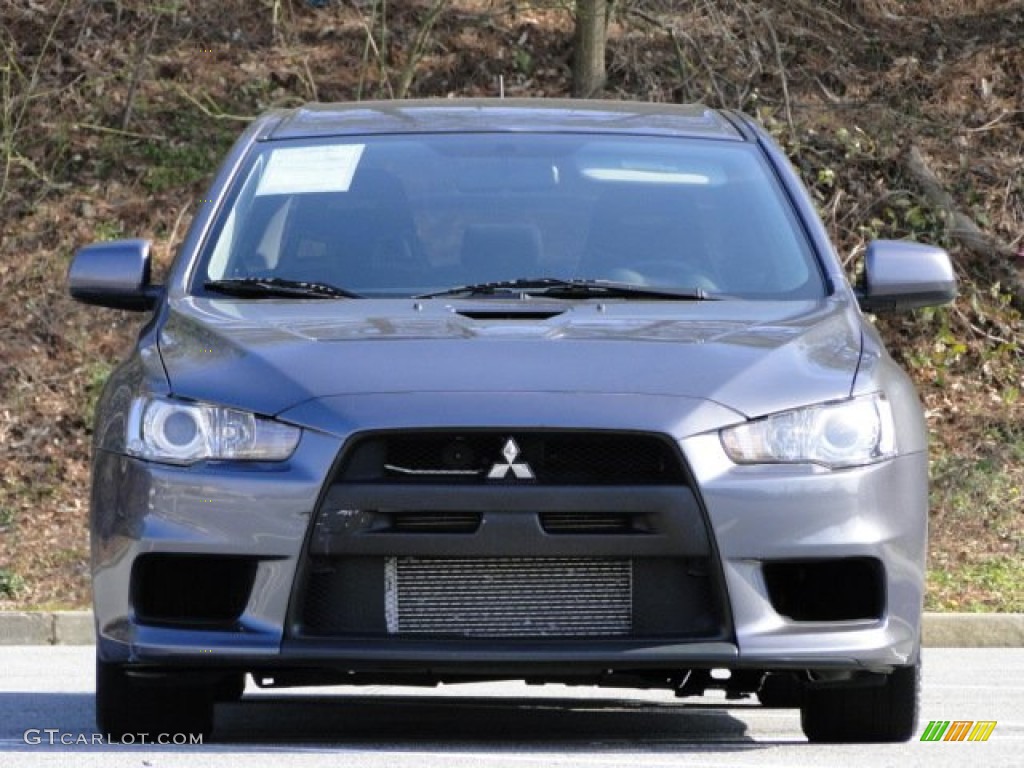 Graphite Gray Pearl 2010 Mitsubishi Lancer Evolution GSR Exterior Photo #78517055