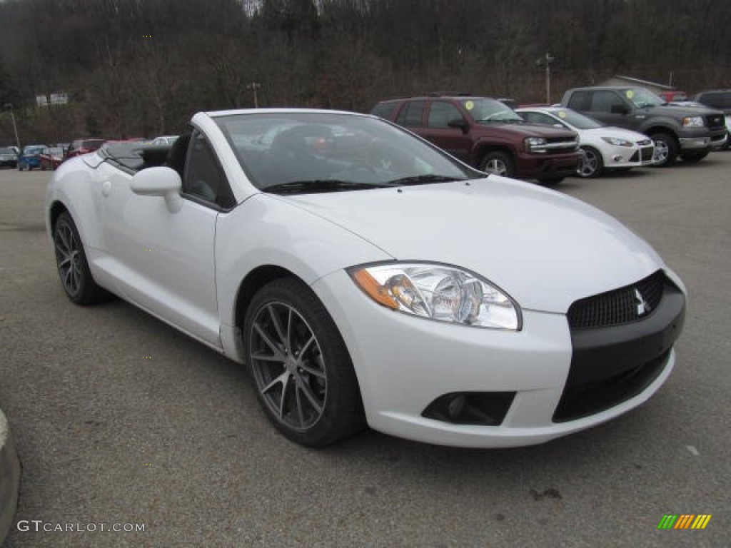 Northstar White 2012 Mitsubishi Eclipse Spyder GS Sport Exterior Photo #78517477