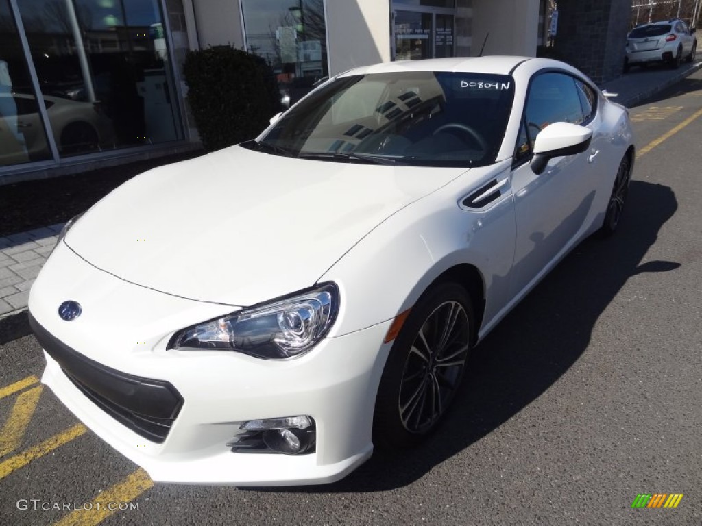 2013 BRZ Limited - Satin White Pearl / Black Leather/Alcantara photo #1