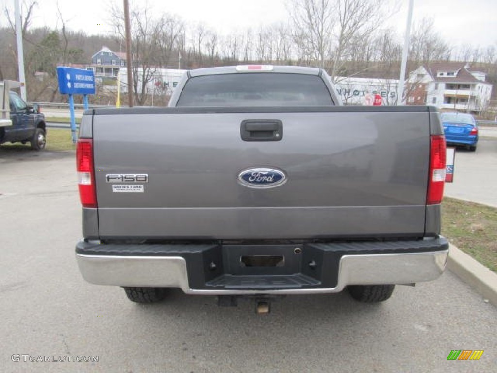 2004 F150 XLT SuperCab 4x4 - Dark Shadow Grey Metallic / Medium Graphite photo #4