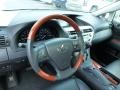 2010 Lexus RX Black/Brown Walnut Interior Dashboard Photo