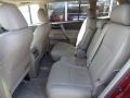 2011 Toyota Highlander Sand Beige Interior Rear Seat Photo