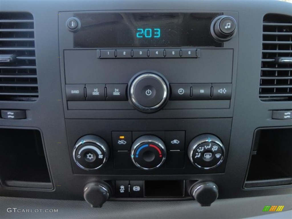 2013 Silverado 2500HD Work Truck Extended Cab 4x4 - Summit White / Dark Titanium photo #12