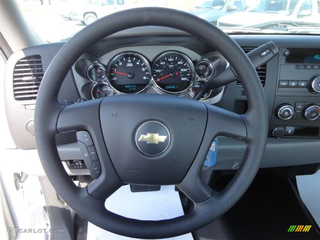 2013 Silverado 2500HD Work Truck Regular Cab - Summit White / Dark Titanium photo #9