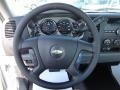 Dark Titanium 2013 Chevrolet Silverado 2500HD Work Truck Regular Cab Steering Wheel