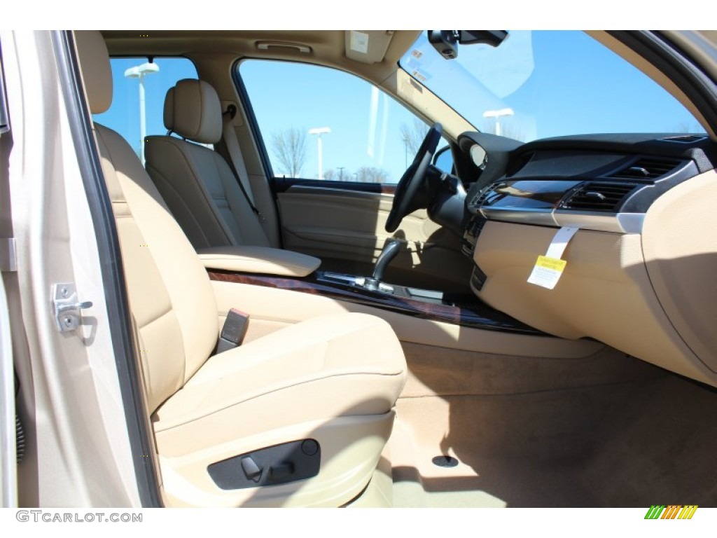 2013 X5 xDrive 35i - Orion Silver Metallic / Sand Beige photo #17
