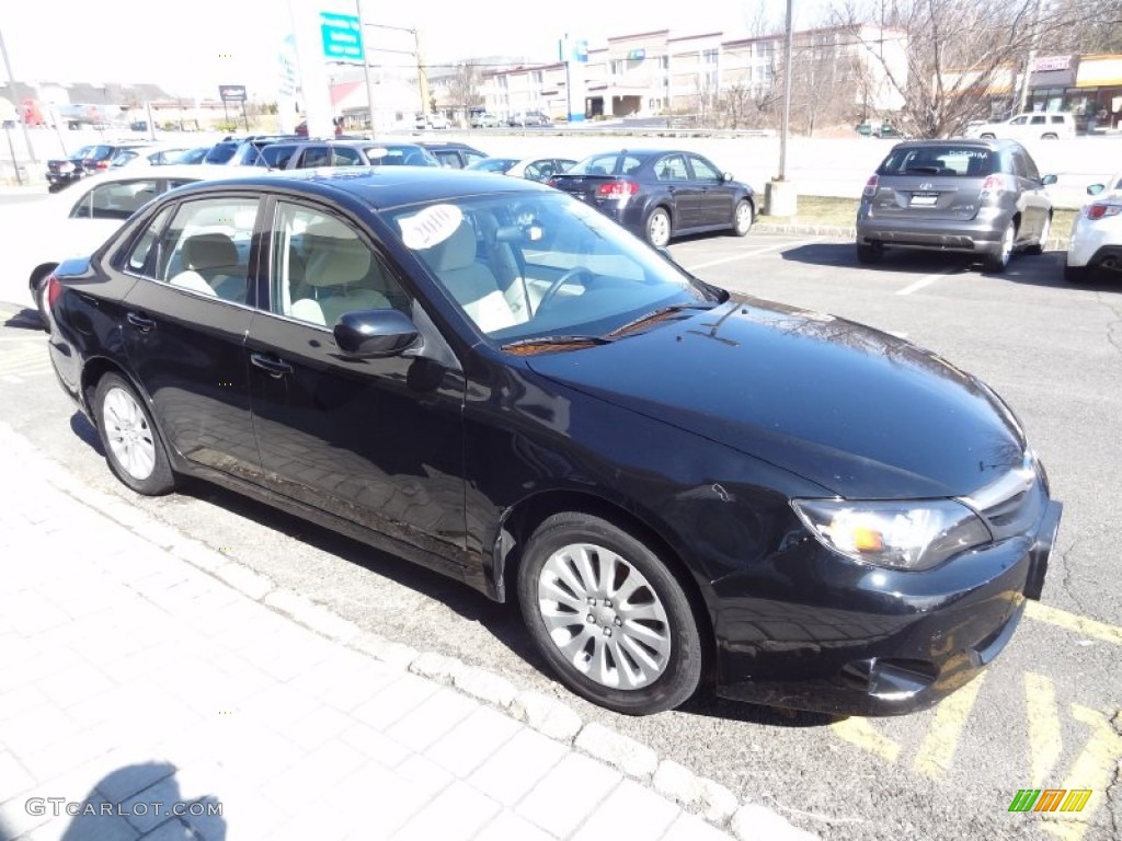 Obsidian Black Pearl 2010 Subaru Impreza 2.5i Premium Sedan Exterior Photo #78519809