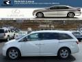 2012 White Diamond Pearl Honda Odyssey Touring  photo #1