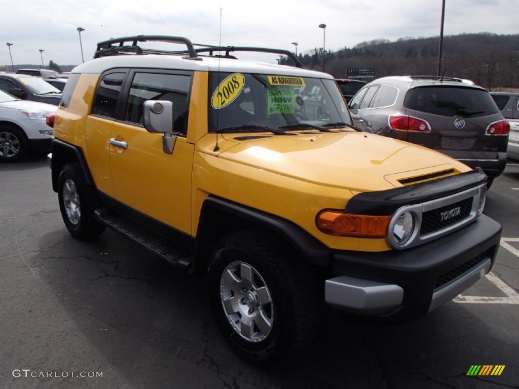 Sun Fusion Yellow 2008 Toyota FJ Cruiser 4WD Exterior Photo #78520964