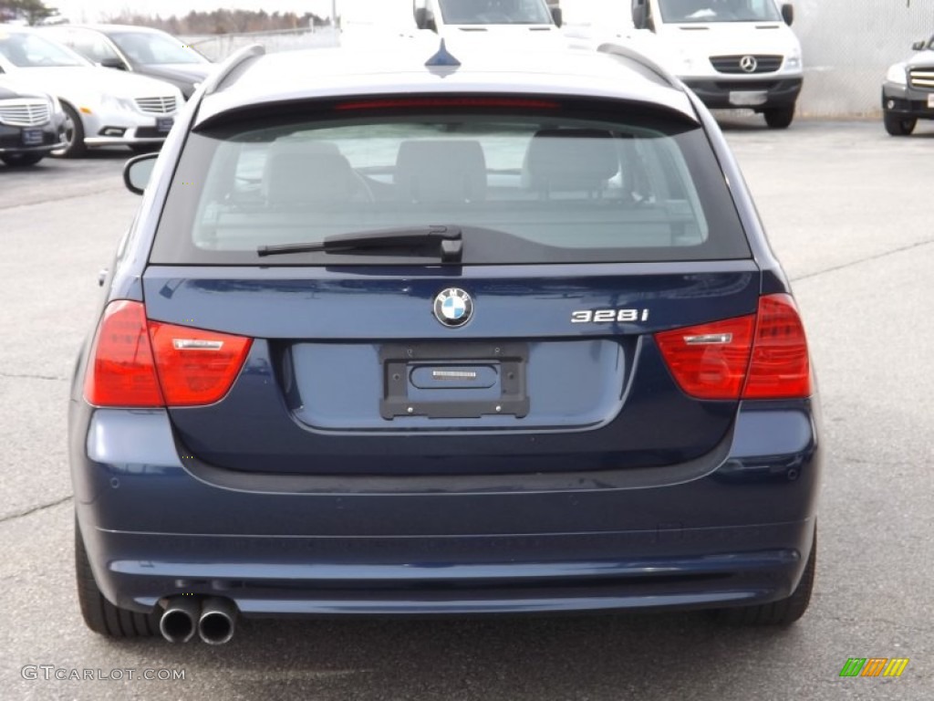 2011 3 Series 328i xDrive Sports Wagon - Deep Sea Blue Metallic / Gray Dakota Leather photo #4