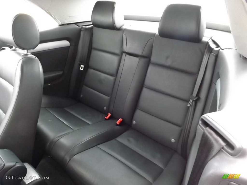 2008 Audi A4 2.0T Cabriolet Rear Seat Photos