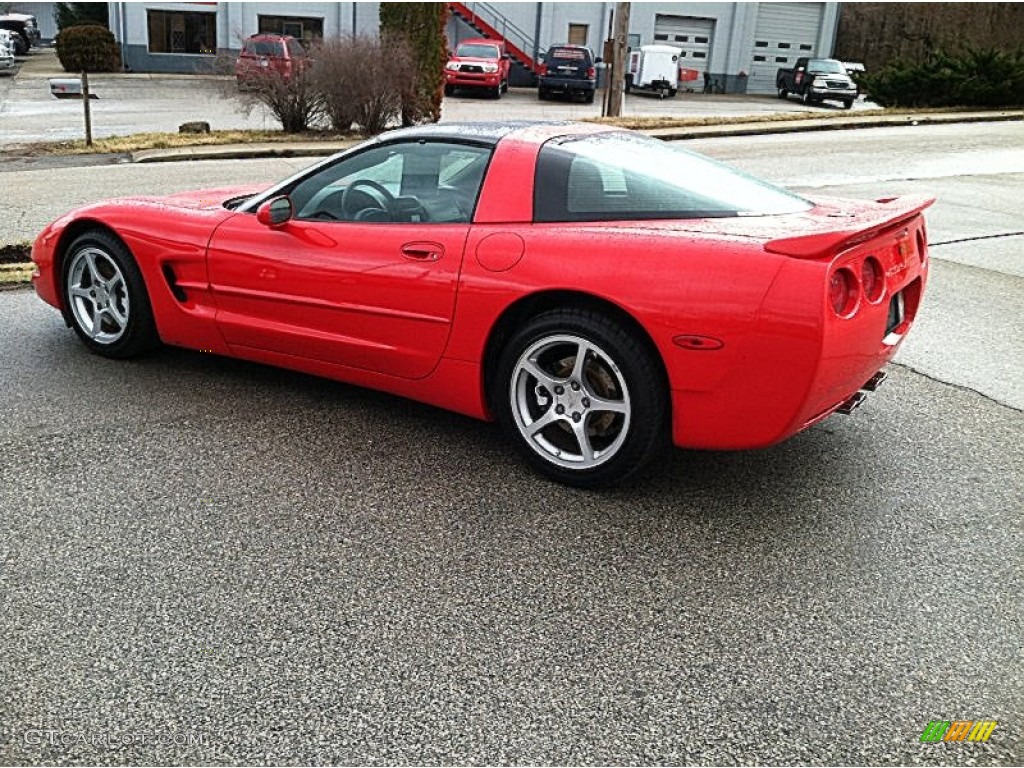 2000 Corvette Coupe - Torch Red / Black photo #1