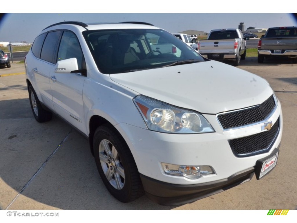 Summit White 2009 Chevrolet Traverse LT Exterior Photo #78522389