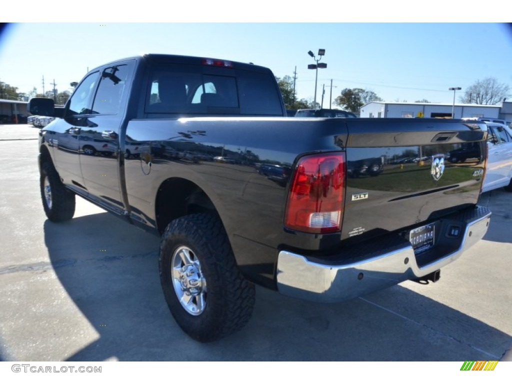 2011 Ram 2500 HD SLT Crew Cab 4x4 - Brilliant Black Crystal Pearl / Dark Slate/Medium Graystone photo #3