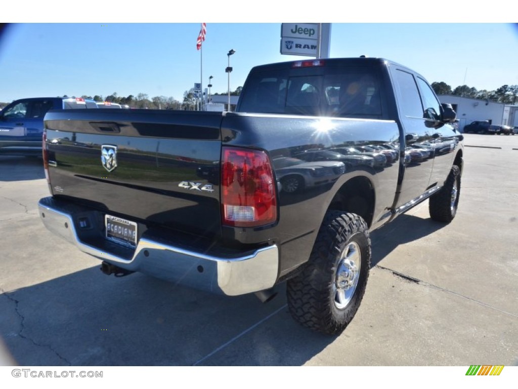 2011 Ram 2500 HD SLT Crew Cab 4x4 - Brilliant Black Crystal Pearl / Dark Slate/Medium Graystone photo #6