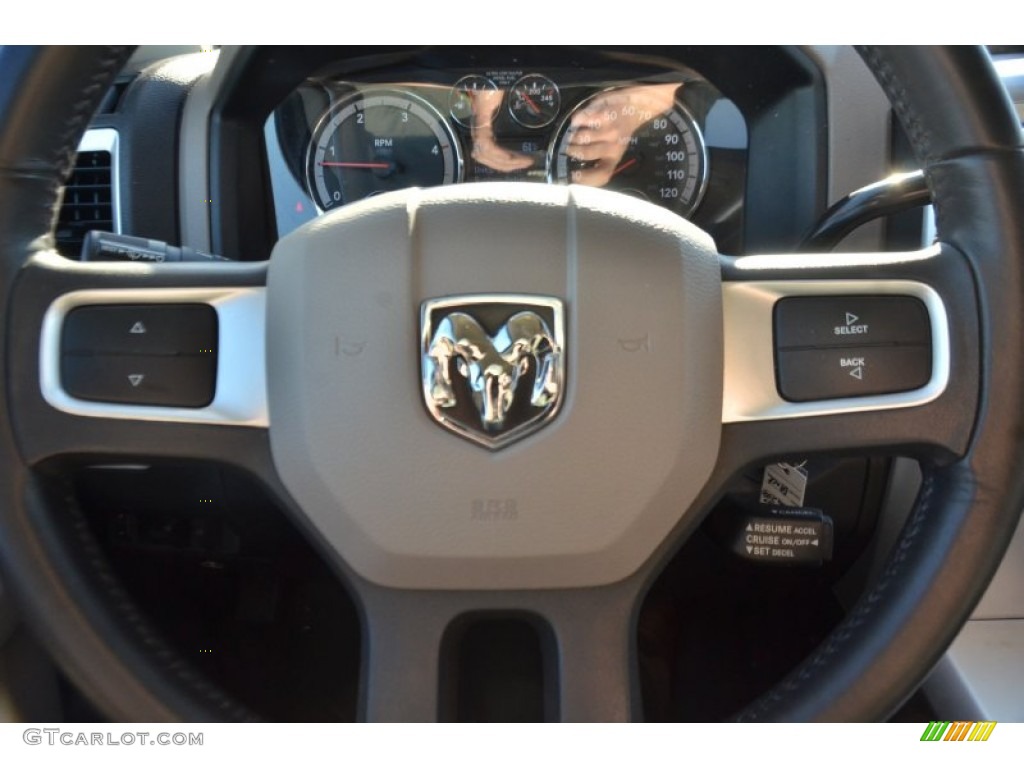 2011 Ram 2500 HD SLT Crew Cab 4x4 - Brilliant Black Crystal Pearl / Dark Slate/Medium Graystone photo #21
