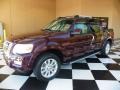 2007 Dark Cherry Metallic Ford Explorer Sport Trac Limited  photo #3