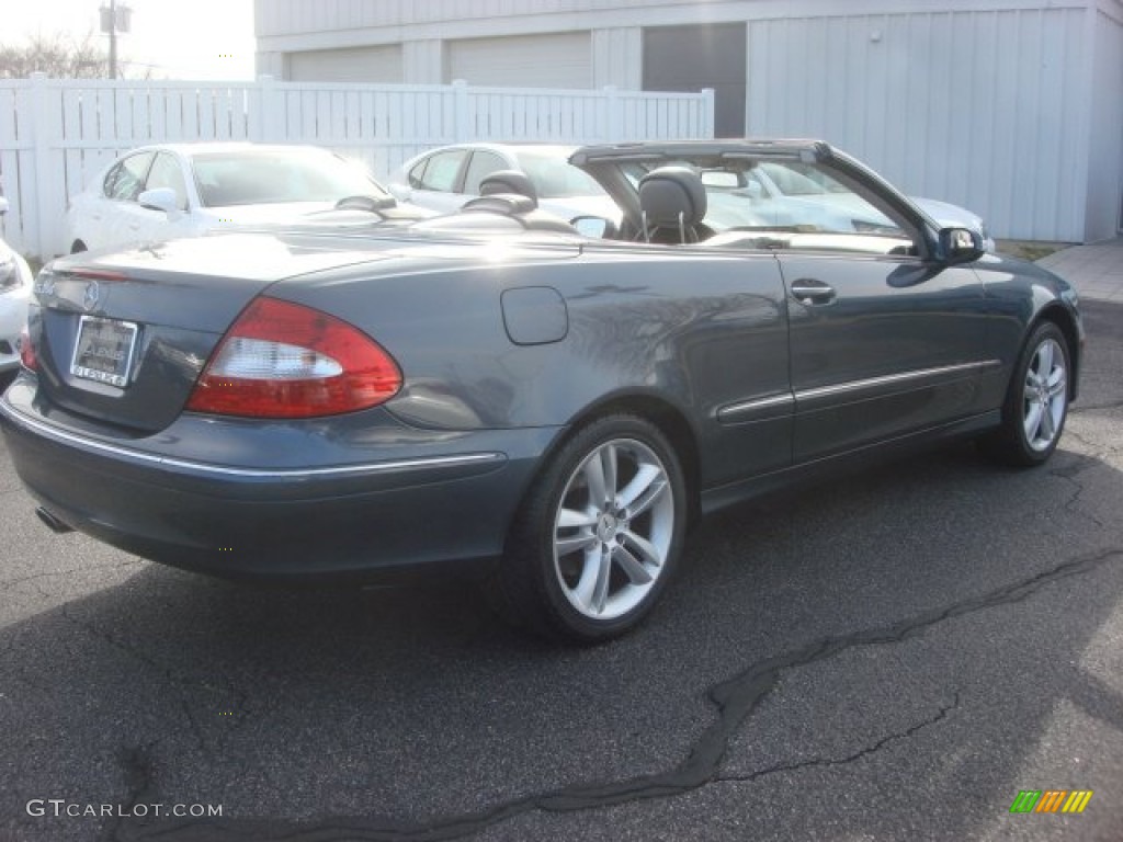 2006 CLK 350 Cabriolet - Cadet Blue Metallic / Ash photo #4