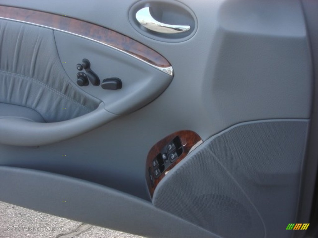 2006 CLK 350 Cabriolet - Cadet Blue Metallic / Ash photo #14