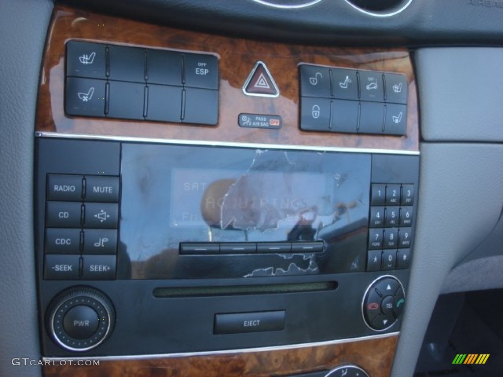 2006 CLK 350 Cabriolet - Cadet Blue Metallic / Ash photo #16