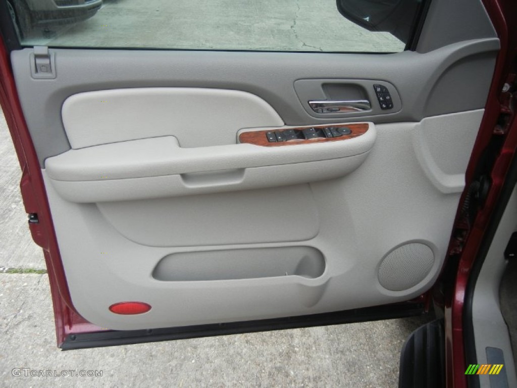 2009 Chevrolet Suburban LTZ Light Titanium/Dark Titanium Door Panel Photo #78526749