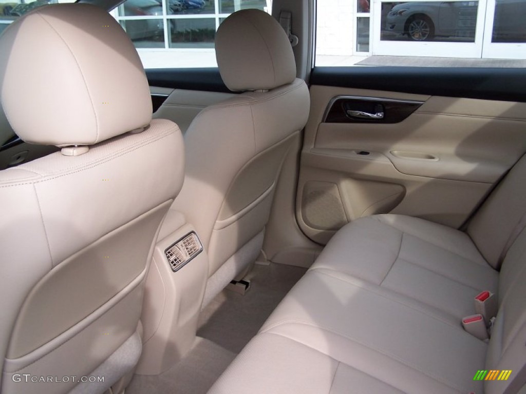 2013 Altima 3.5 SL - Pearl White / Beige photo #13