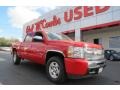 2009 Victory Red Chevrolet Silverado 1500 LT Z71 Crew Cab 4x4  photo #1