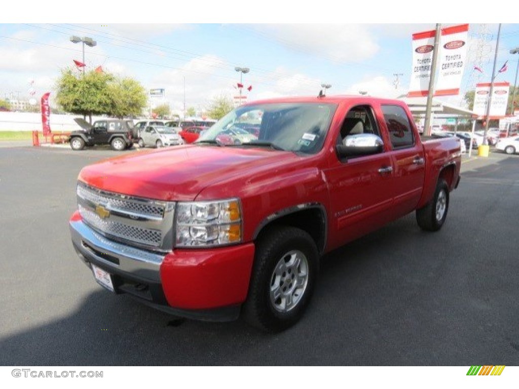 2009 Silverado 1500 LT Z71 Crew Cab 4x4 - Victory Red / Ebony photo #3