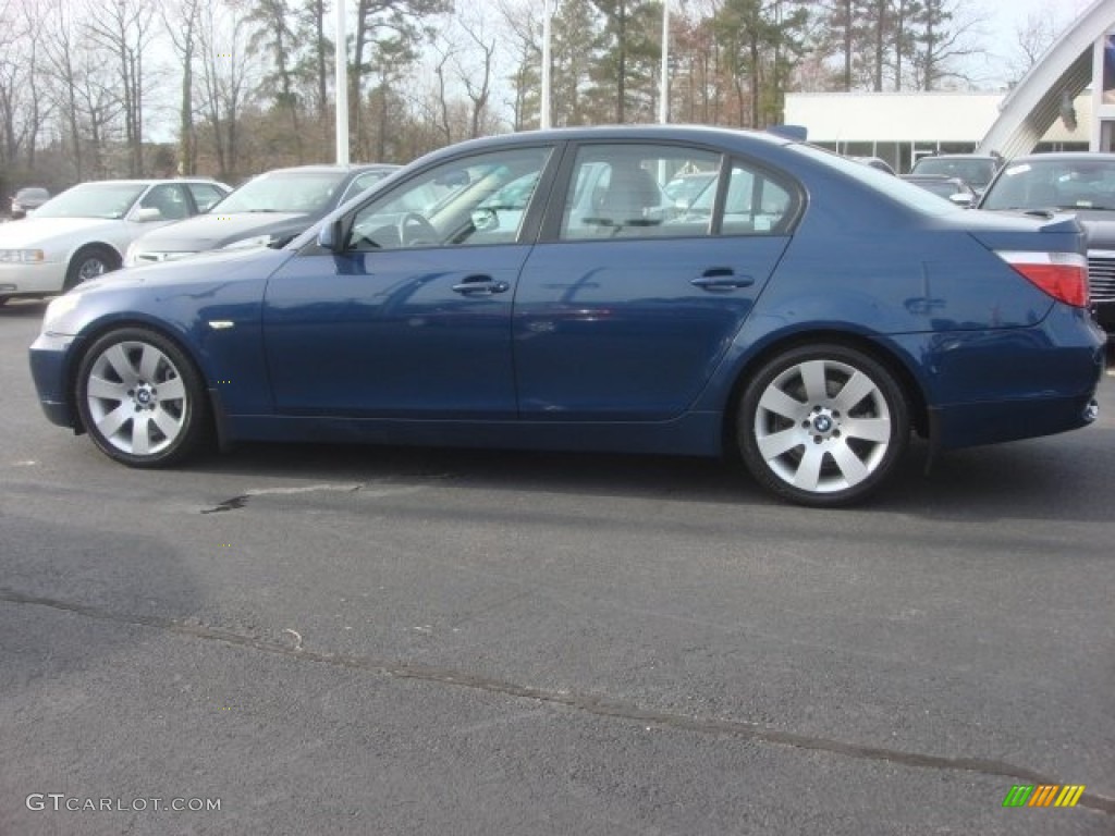 Mystic Blue Metallic 2004 BMW 5 Series 530i Sedan Exterior Photo #78528248