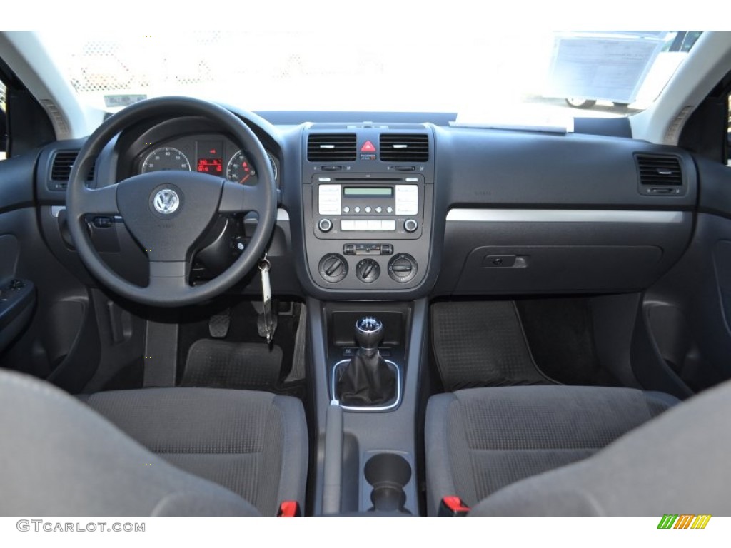 2009 Jetta S Sedan - Black Uni / Anthracite photo #14