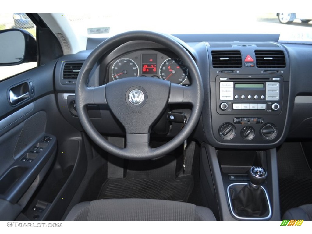 2009 Volkswagen Jetta S Sedan Anthracite Dashboard Photo #78528699