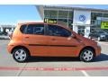 2007 Spicy Orange Chevrolet Aveo 5 LS Hatchback  photo #6