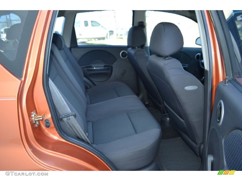 2007 Aveo 5 LS Hatchback - Spicy Orange / Charcoal Black photo #11