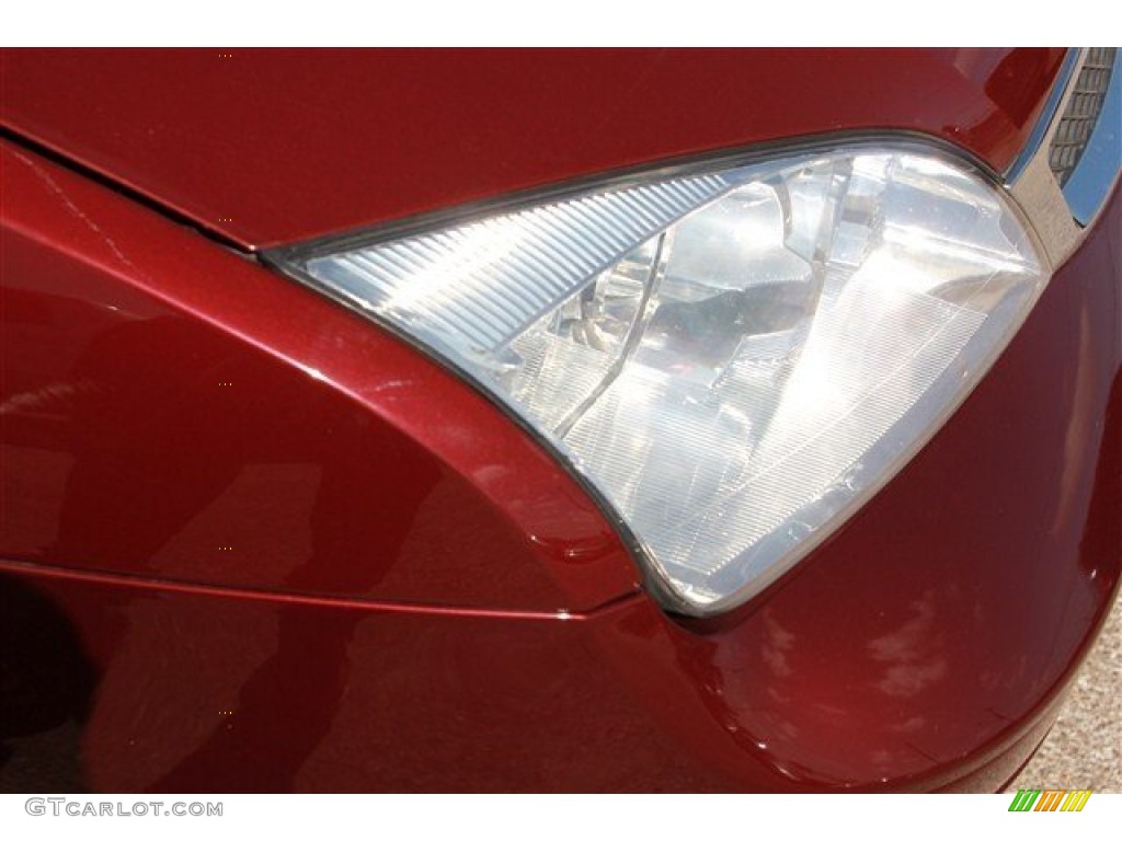 2007 Focus ZX3 SE Coupe - Dark Toreador Red Metallic / Charcoal photo #2