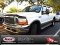 Oxford White 2001 Ford Excursion Limited 4x4