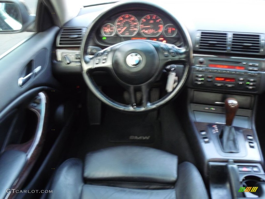 2002 3 Series 330i Coupe - Steel Grey Metallic / Black photo #26