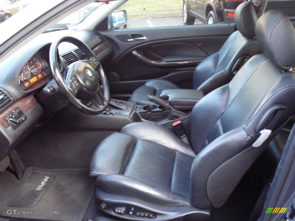 2002 3 Series 330i Coupe - Steel Grey Metallic / Black photo #33