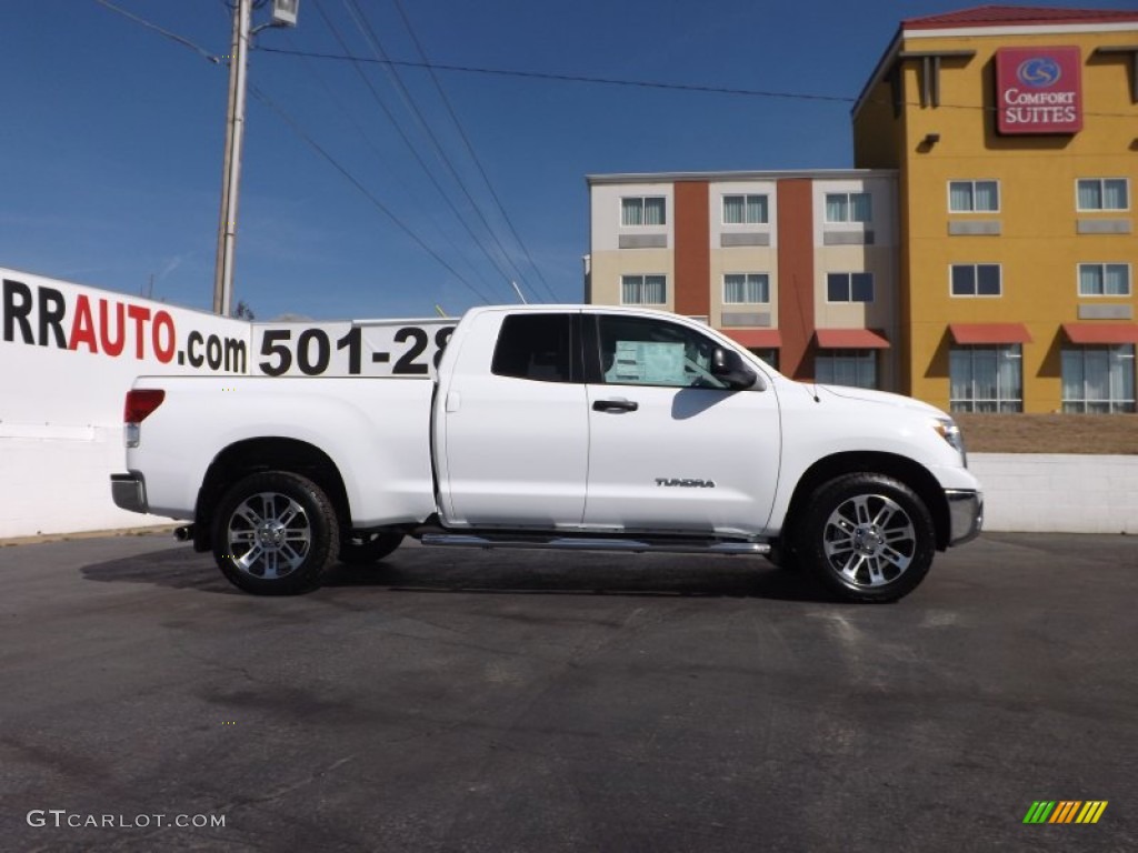 2013 Tundra Double Cab - Super White / Graphite photo #9