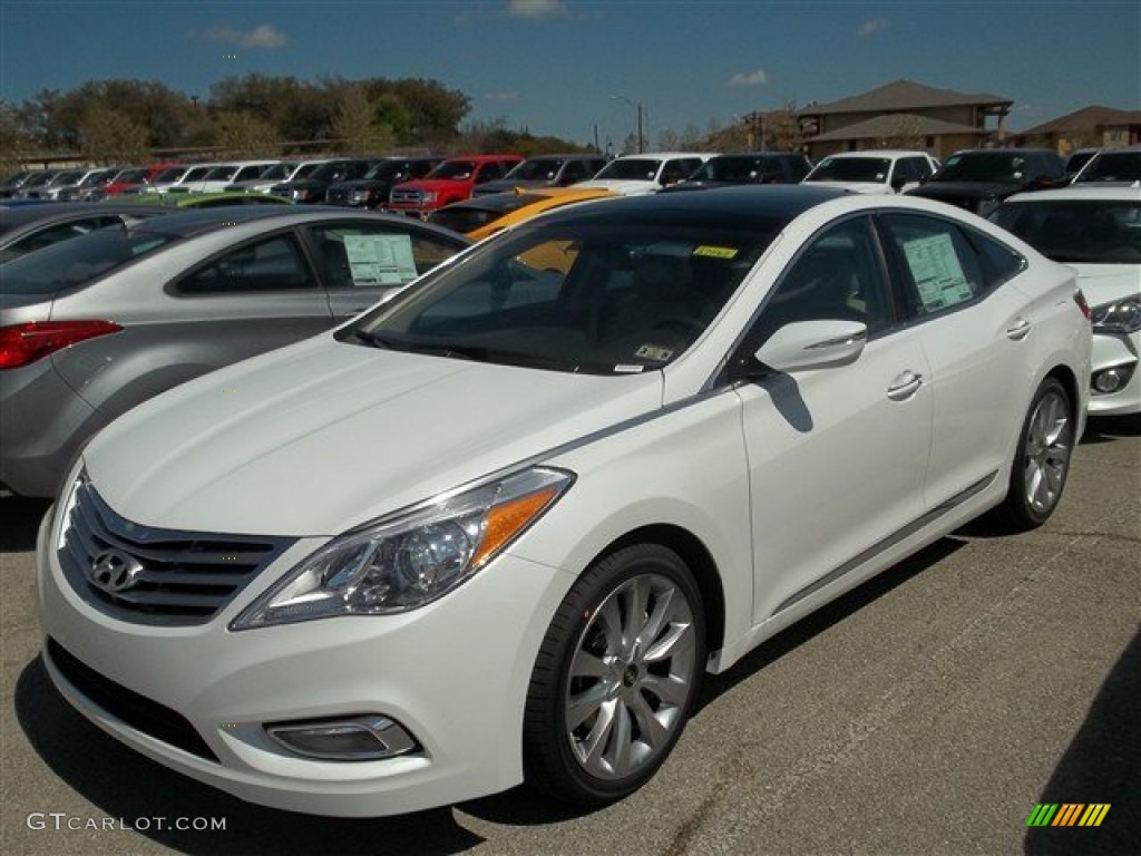 2013 Azera  - Porcelain White Pearl / Camel photo #1