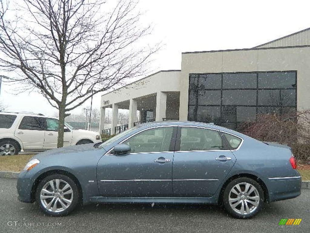 Lakeshore Slate 2010 Infiniti M 35x AWD Sedan Exterior Photo #78535686