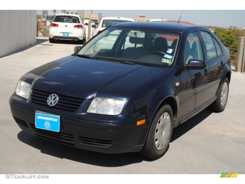 2000 Jetta GLS Sedan - Atlantic Blue Pearl / Gray photo #3